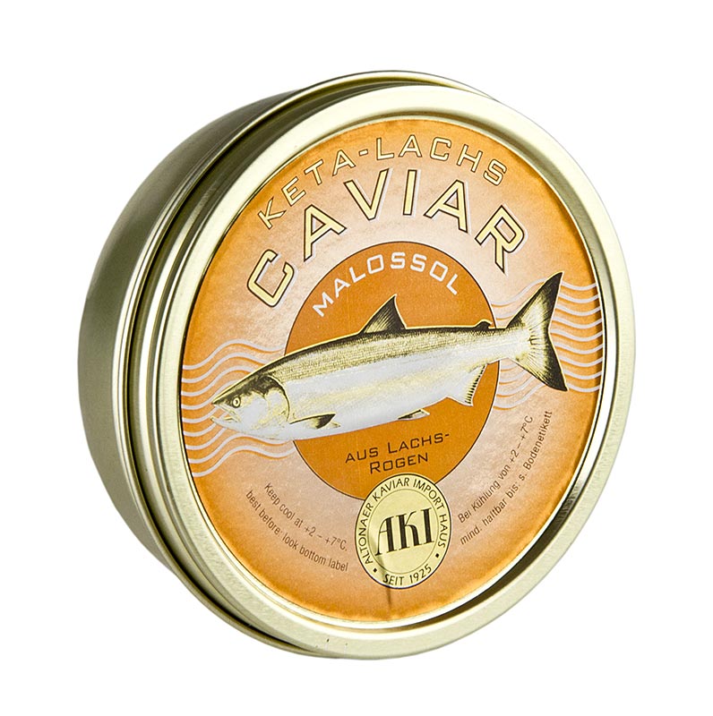 Kaviar keta, daripada salmon - 250 g - boleh