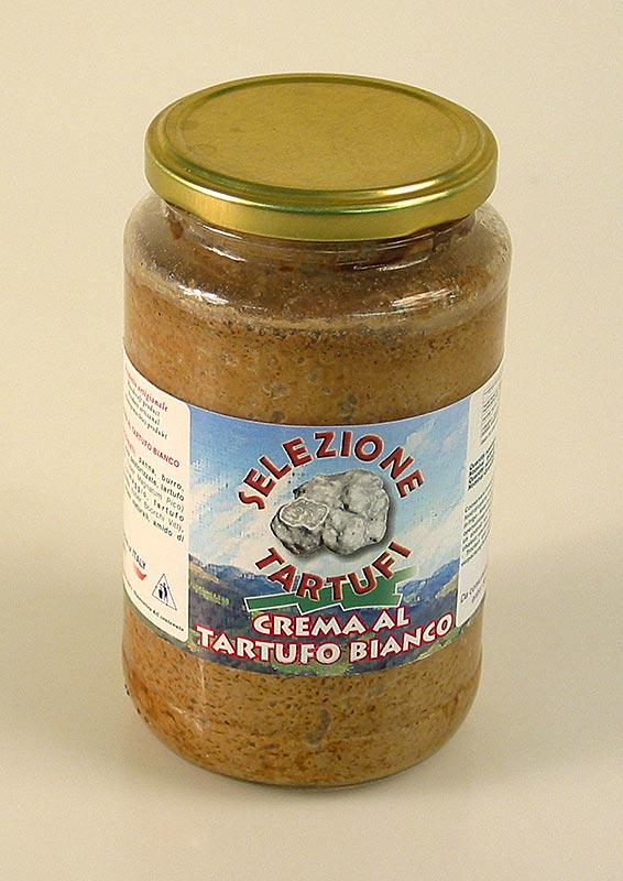 Crema de trufa, con trufa blanca (tuber magnatum pico) Crema al Tartufo Bianco - 500g - Vaso