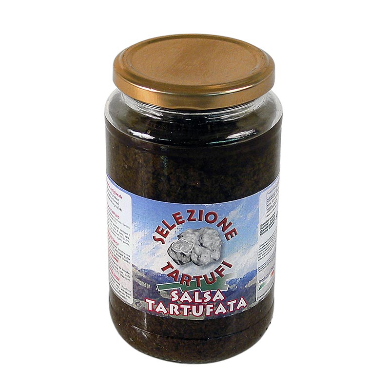 Salsa de trufa con trufas de verano (Salsa Tartufata) - 500g - Vaso