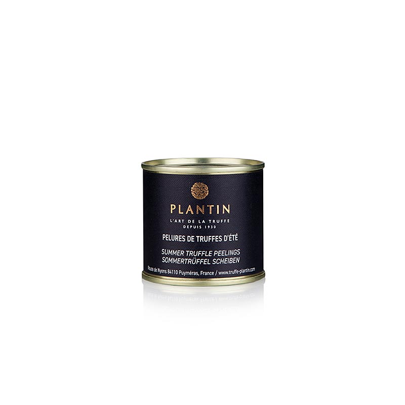Pelures de tofona d`estiu, closques de tofona / rodanxes, Plantin - 55 g - llauna