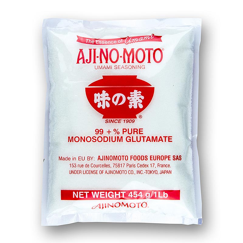 Glutamato monossodico / glutamato de sodio, E621 - Aji no Moto - 454g - bolsa