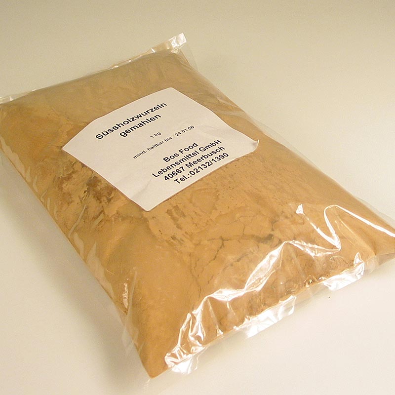 Lakritsijuuri, jauhettu - 1 kg - laukku