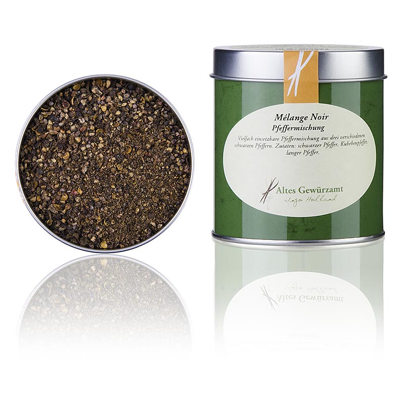 Mezcla de especias y pimientos Melange Noir, Altes Gewurzamt - 80g - poder Mezcla de especias y pimientos Melange Noir, Altes Gewurzamt - 80g - poder