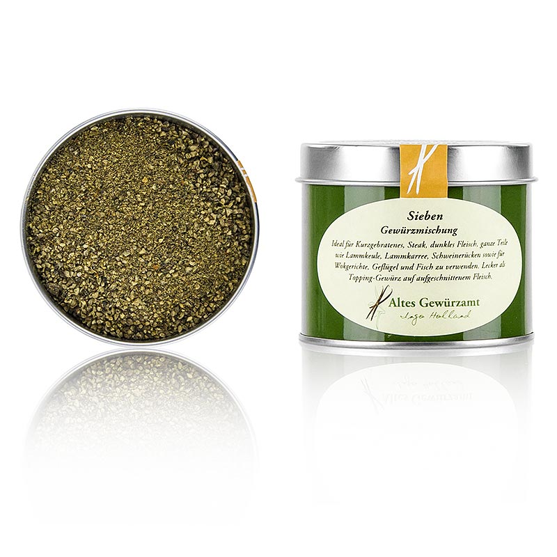 Mezcla de especias de pimienta Seven, Altes Gewurzamt, Ingo Holland - 90g - poder Mezcla de especias de pimienta Seven, Altes Gewurzamt, Ingo Holland - 90g - poder