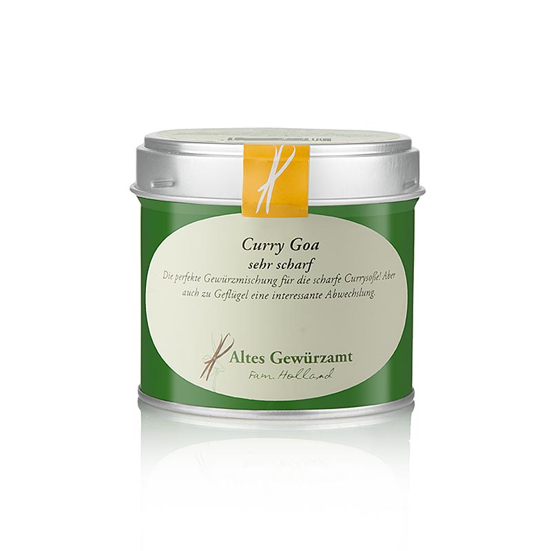 Curry en pols Goa, calent, Altes Gewurzamt, Ingo Holland - 70 g - llauna