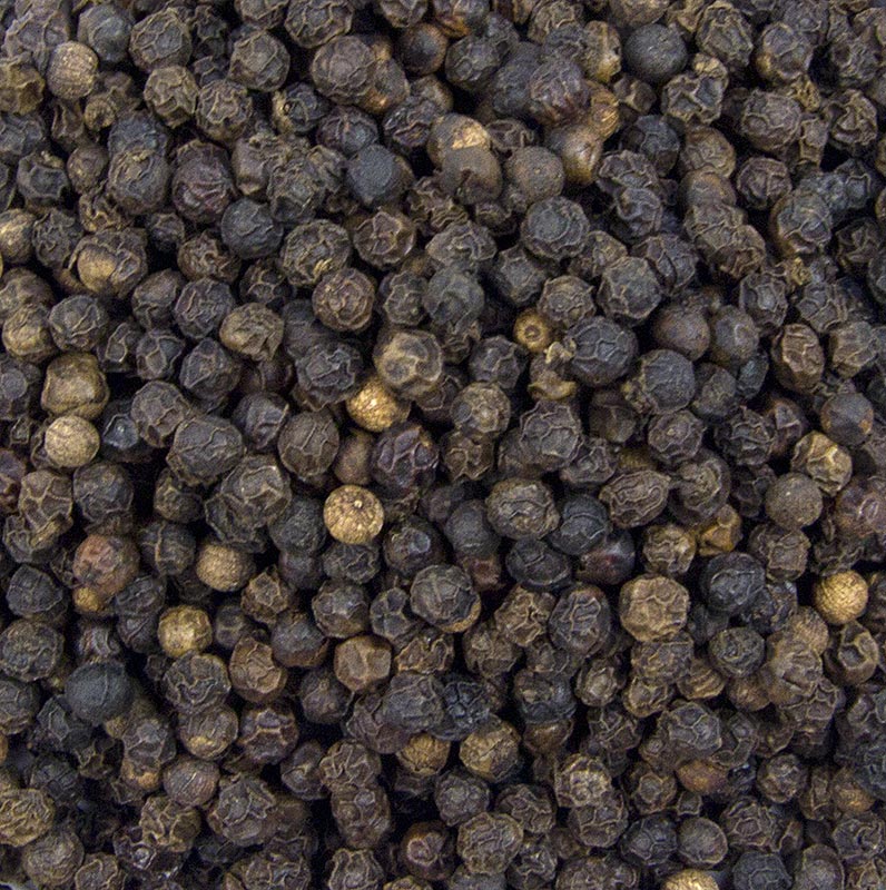 Kamerunpeppar, svart, hel - 1 kg - vaska