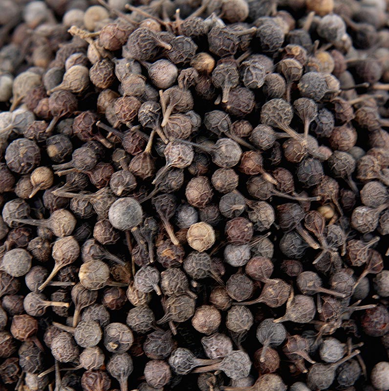 Pimienta cubeba: pimienta javanesa, tambien llamada pimienta de cola / pimienta de tallo - 1 kg - bolsa