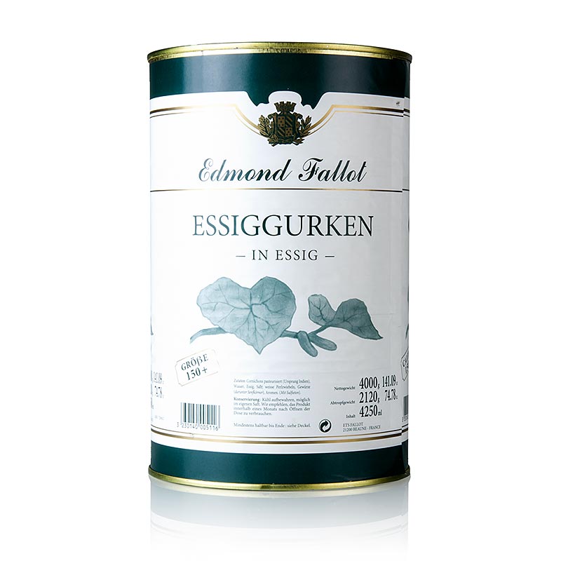 Cornichons, Fallot - 4 kg - burk Cornichons, Fallot - 4 kg - burk