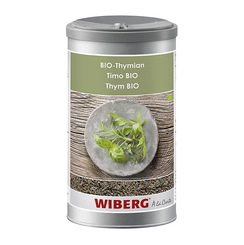 Tomilho organico Wiberg seco, esfregado, certificado organico - 240g - Aroma seguro