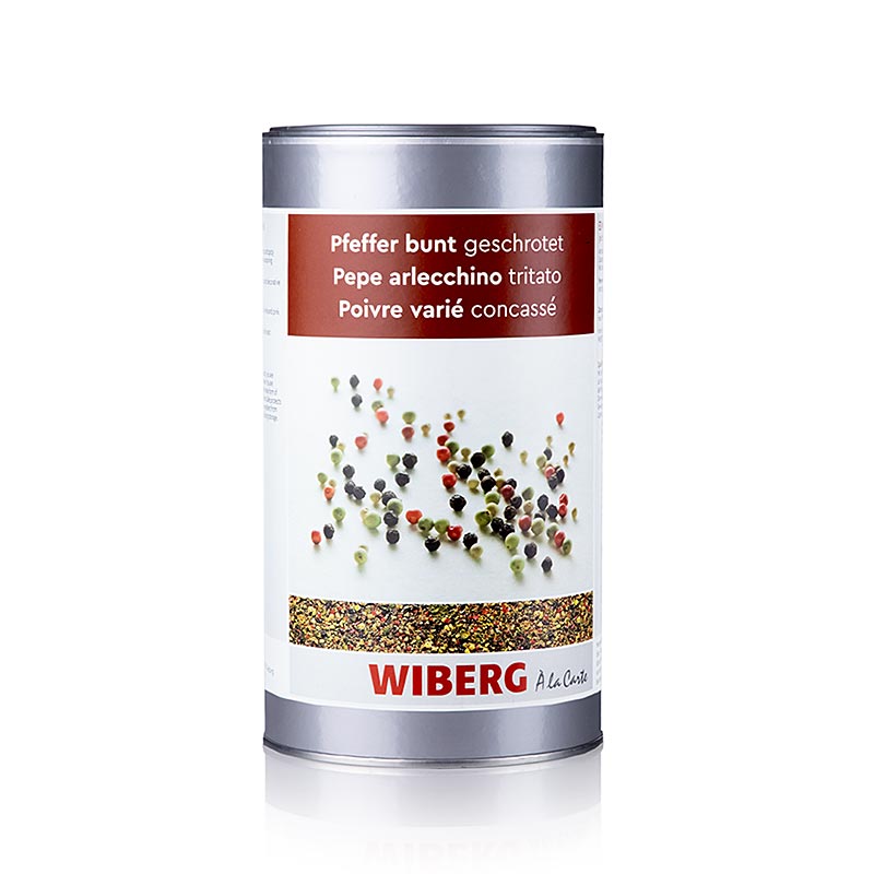 Wiberg pepper, fargerik, knust - 580 g - Aroma sikker