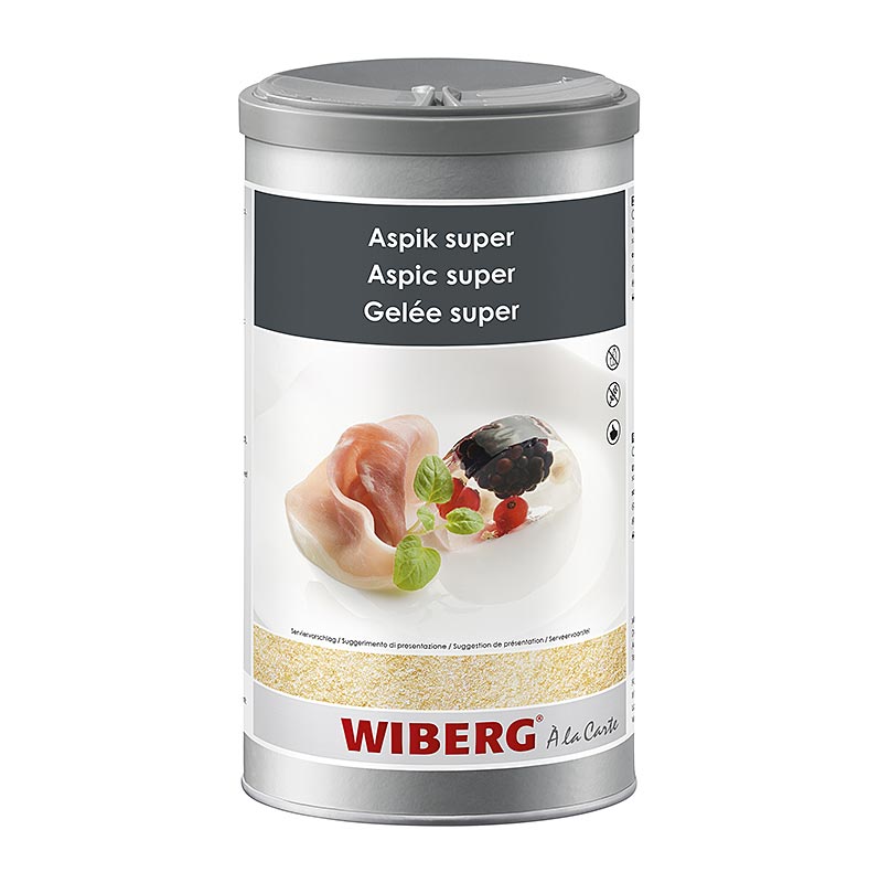 Wiberg Aspik Super, gelatinsmak, til 18 liter - 910 g - Aroma sikker