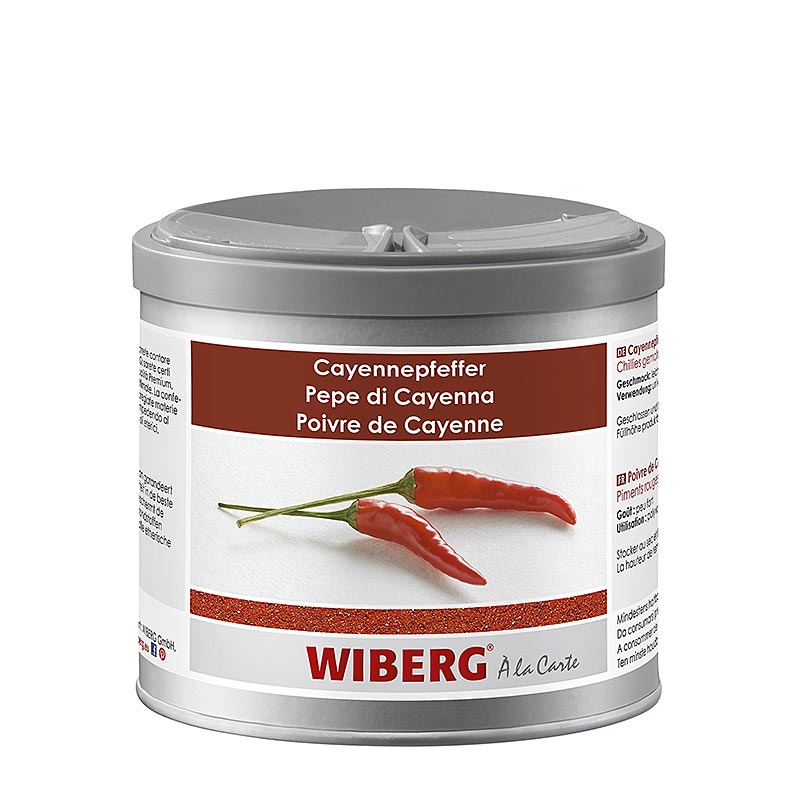 Pepe di cayenna Wiberg, peperoncini macinati - 260 g - Aroma sicuro