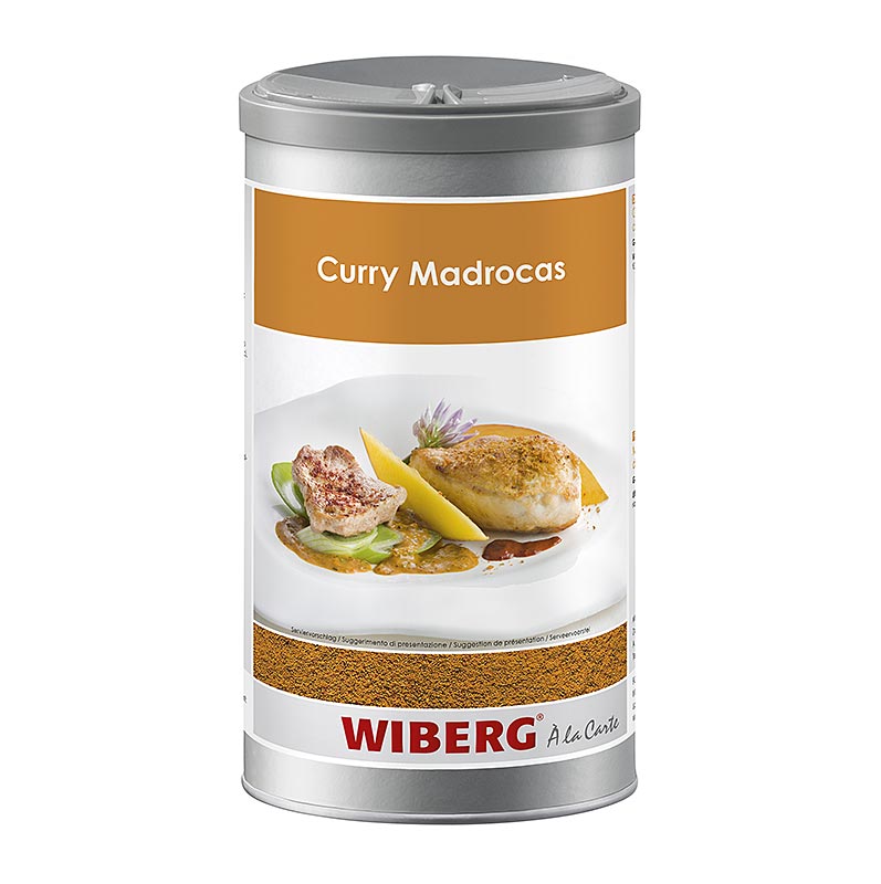 Wiberg Curry Madrocas, mistura de especiarias - 560g - Aroma seguro