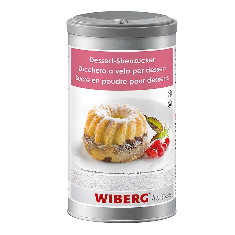 Preparazione dello zucchero da dessert Wiberg (zucchero semolato, neve dolce) - 750 g - Aroma sicuro