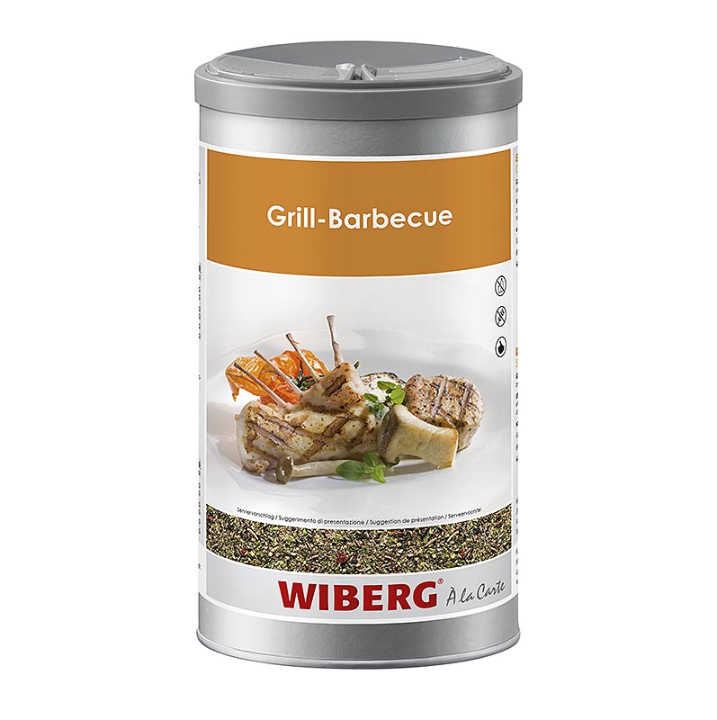 Wiberg Grill-Barbecue, kryddat salt - 910 g - Aroma saker