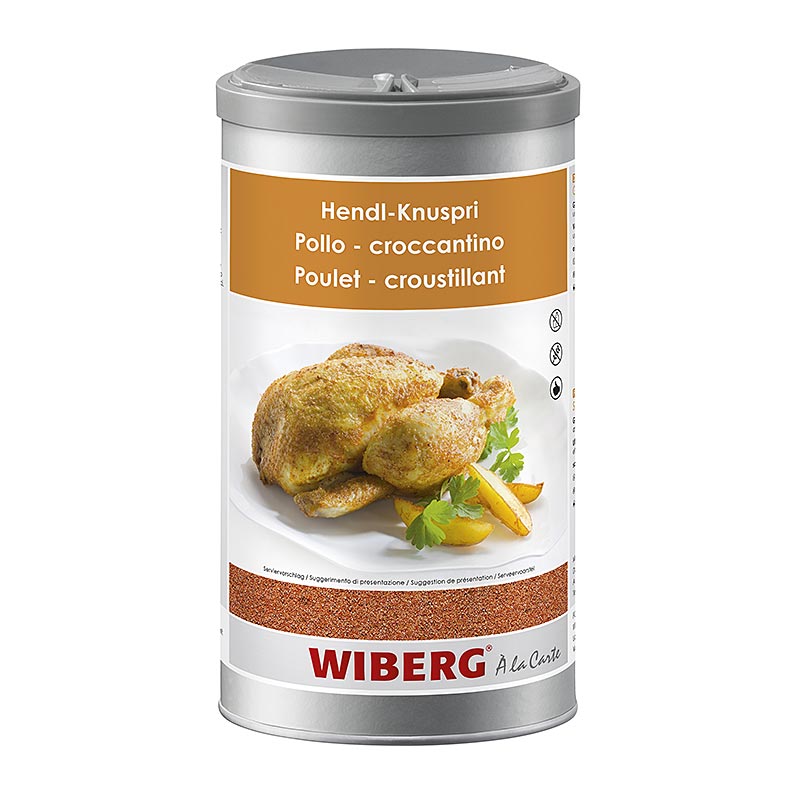 Wiberg Hendl-Knuspri, kryddersalt - 1,25 kg - Aroma sikker