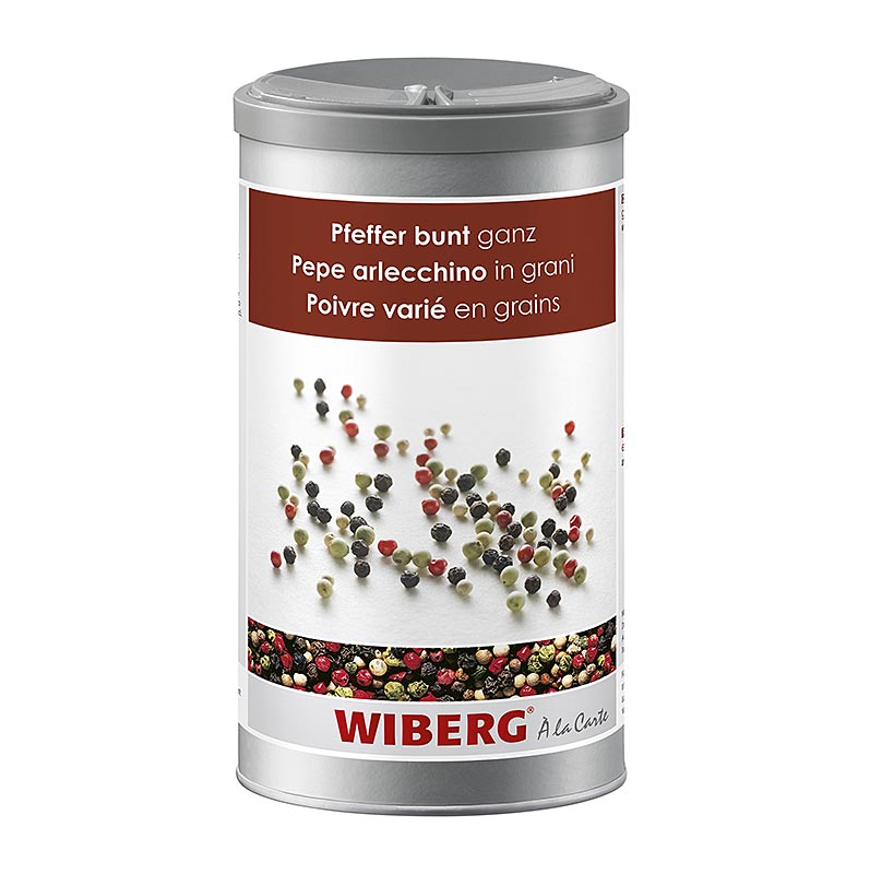 Wiberg pepper fargerik, hel - 550 g - Aroma sikker
