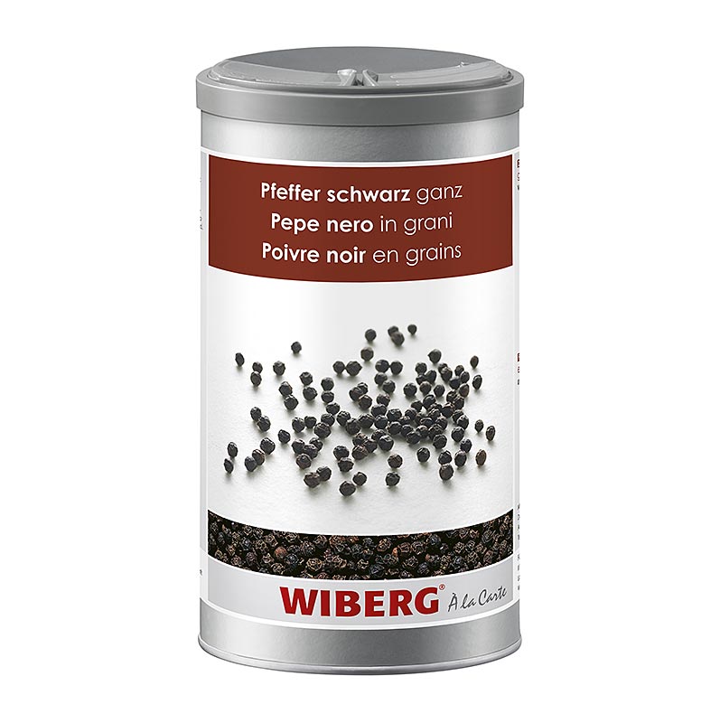 Wiberg sort pepper, hel - 630 g - Aroma sikker Wiberg sort pepper, hel - 630 g - Aroma sikker