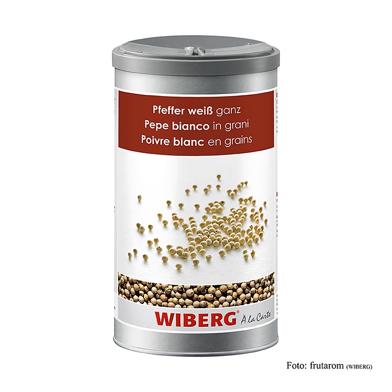 Wiberg pepper hvit, hel - 735 g - Aroma sikker