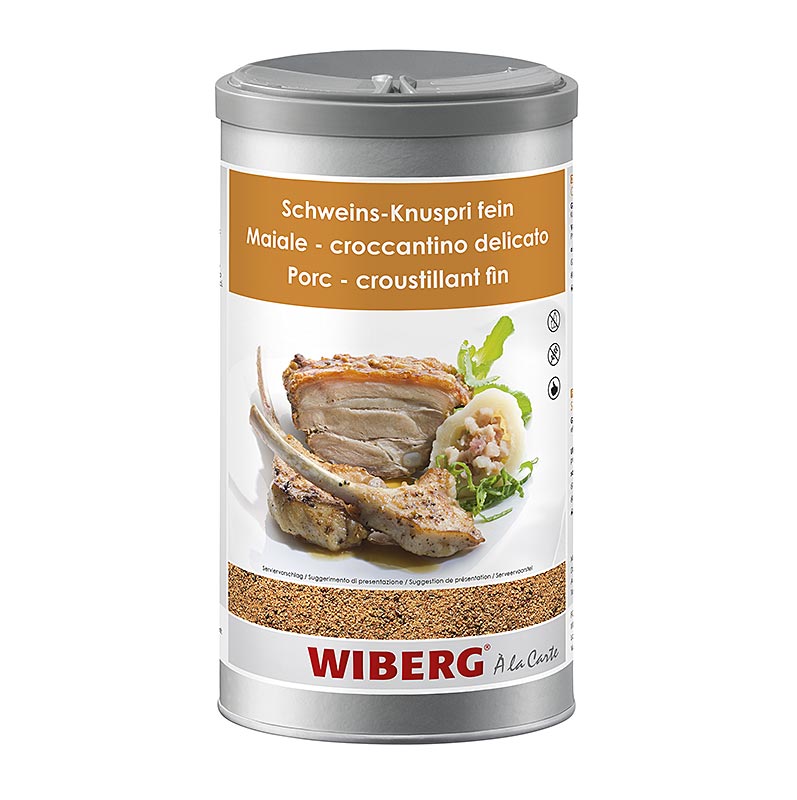 Cerdo Wiberg crujiente con sal fina y sazonada - 1 kg - Aroma seguro