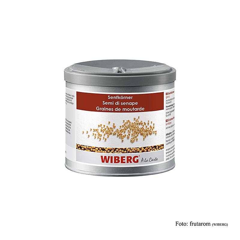 Sementes de mostarda Wiberg inteiras - 380g - Aroma seguro