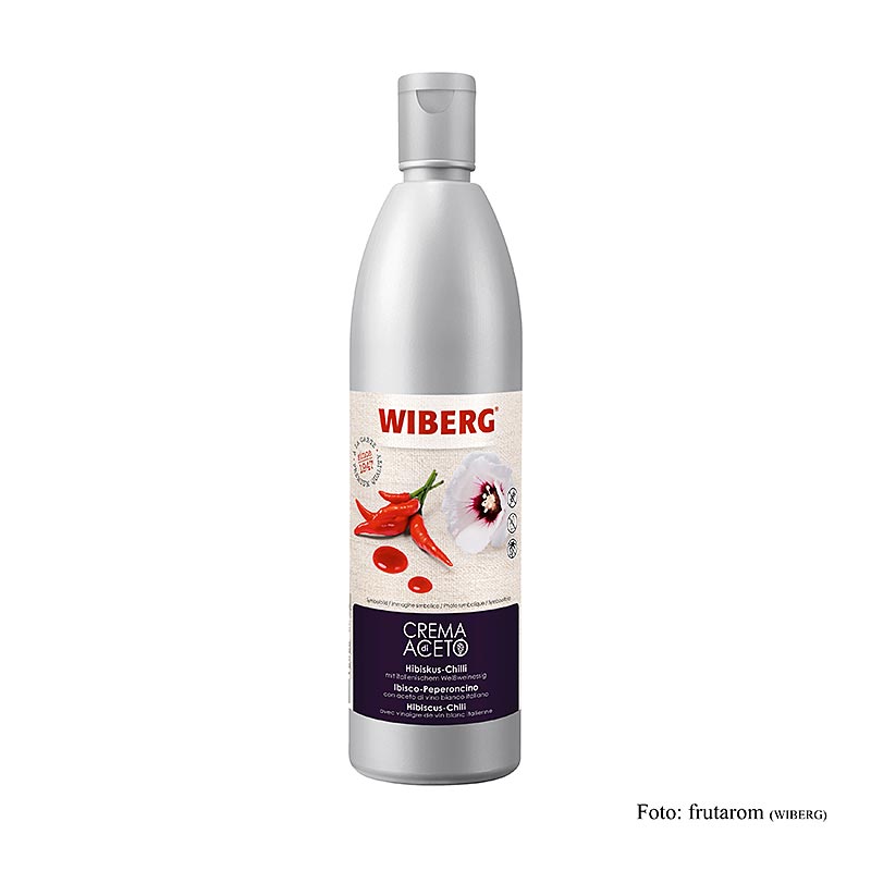 WIBERG Crema di Aceto, peperoncino ibisco, bottiglia da spremere - 500ml - Bottiglia in polietilene