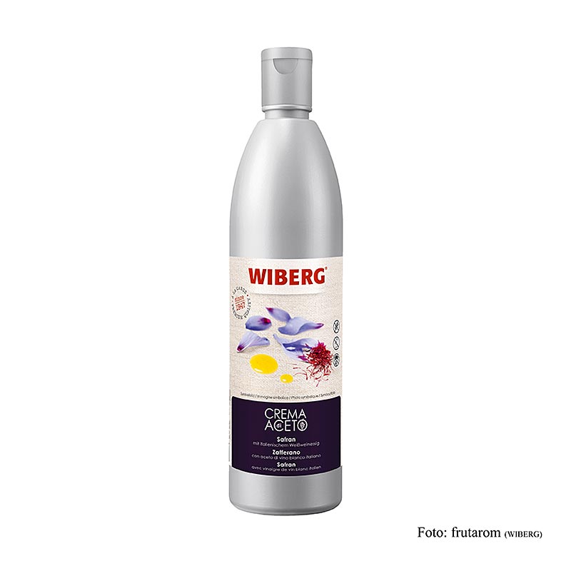 WIBERG Crema di Aceto, zafferano, bottiglia da spremere - 500 ml - Bottiglia in polietilene