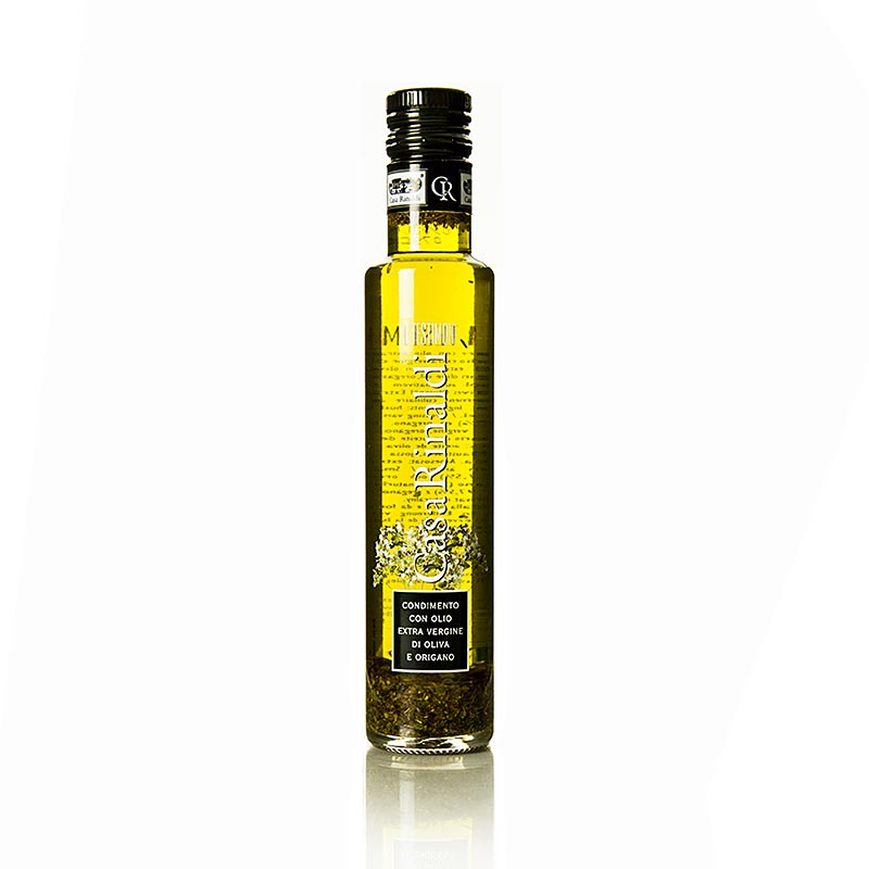 Extra virgin olifuolia, Casa Rinaldi bragdhbaett medh oregano - 250ml - Flaska