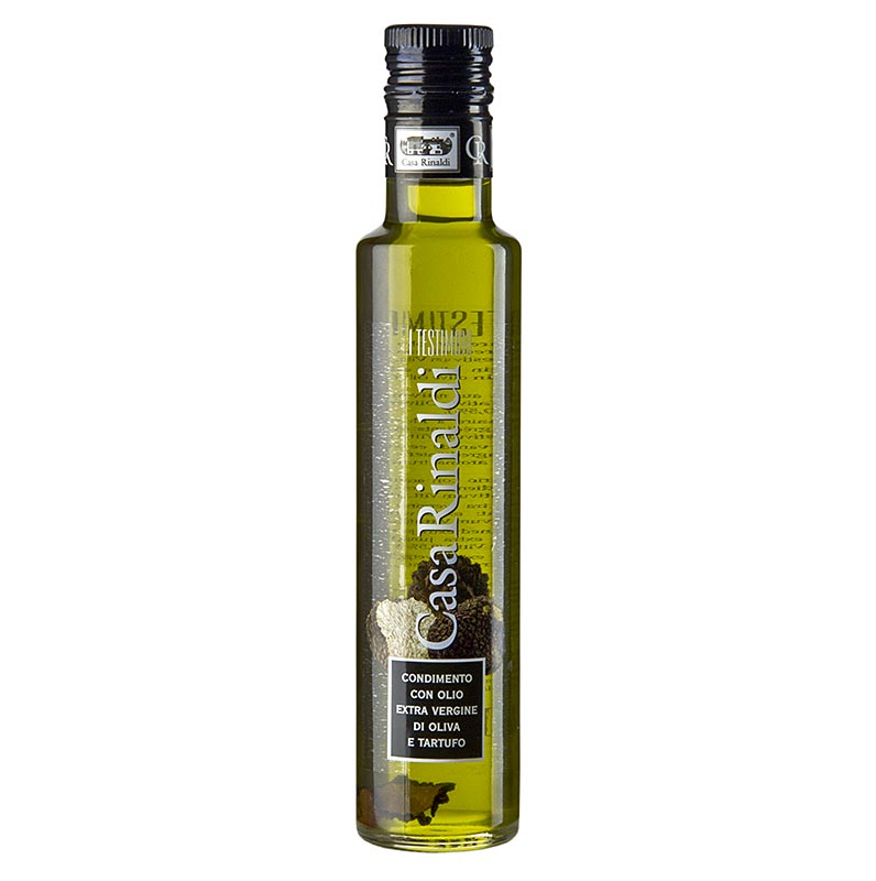 Extra virgin olifuolia, Casa Rinaldi medh hvitri trufflukeim og sumartrufflu - 250ml - Flaska