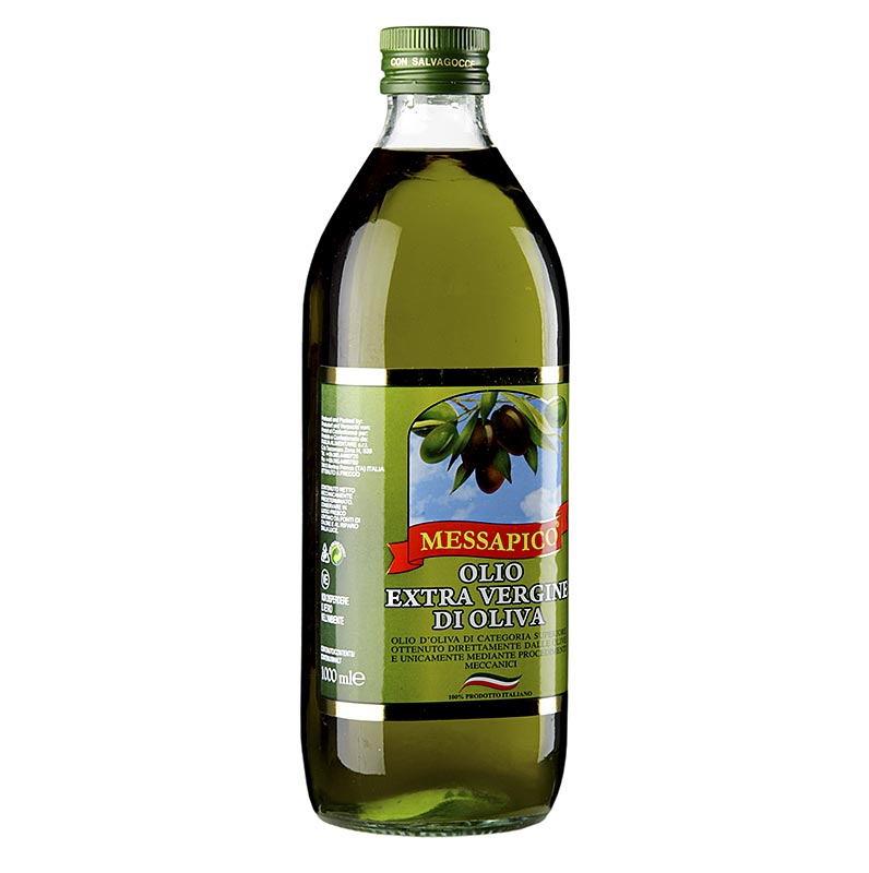 Extra virgin olivenolje, Caroli Messapico, lett fruktig - 1 liter - Flaske