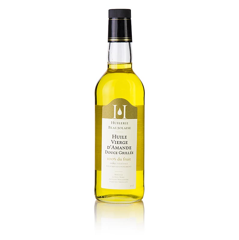 Huilerie Beaujolaise Olio di Mandorle Tostate, Selezione Vergine - 500 ml - Bottiglia