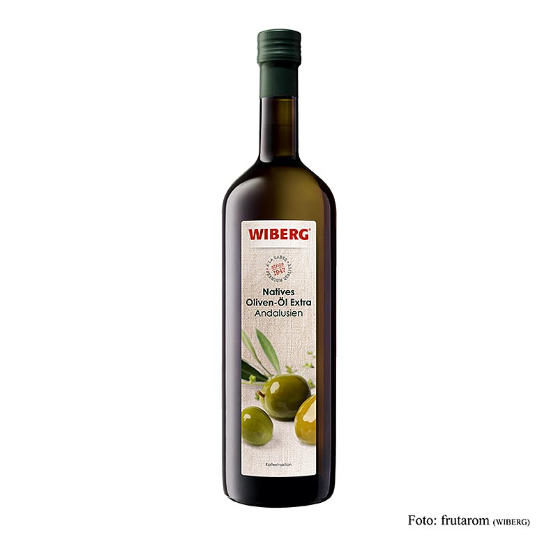 Olio Extra Vergine di Oliva Wiberg, estrazione a freddo, Andalusia - 1 litro - Bottiglia