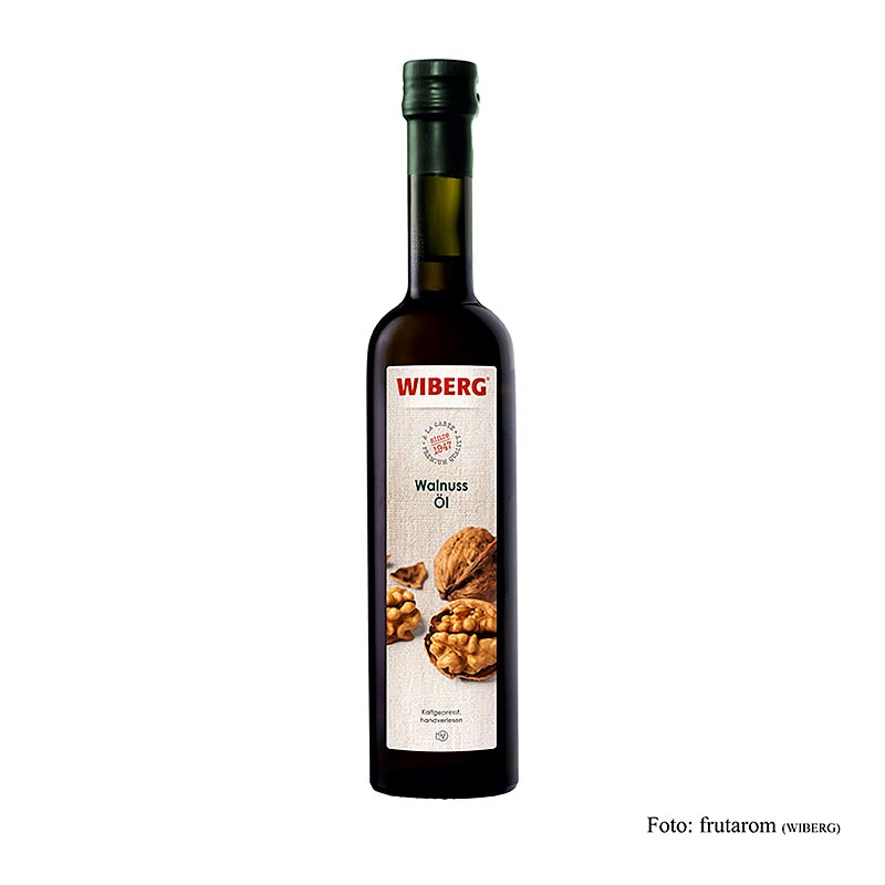 Olio di noci Wiberg, spremuto a freddo, da noci raccolte a mano - 500 ml - Bottiglia