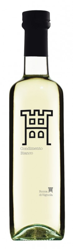 Salce me uthull balsamike te bardhe, organike, Condimento Balsamico Bianco Biologico, Rocca di Vignola - 500 ml - Shishe