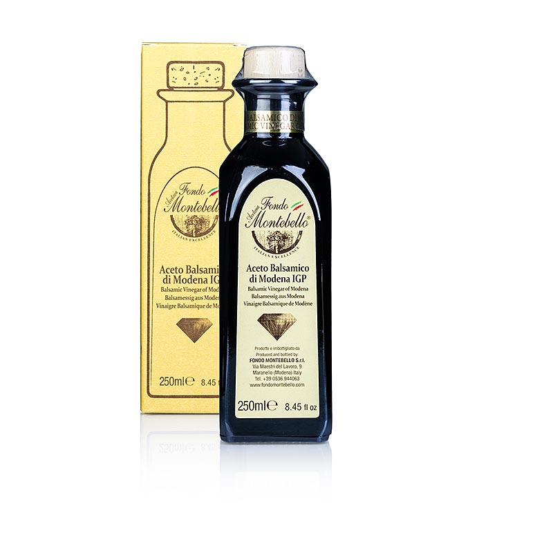 Aceto Balsamico, Fondo Montebello di Modena 13 anni (FM02) - 250 ml - Bottiglia