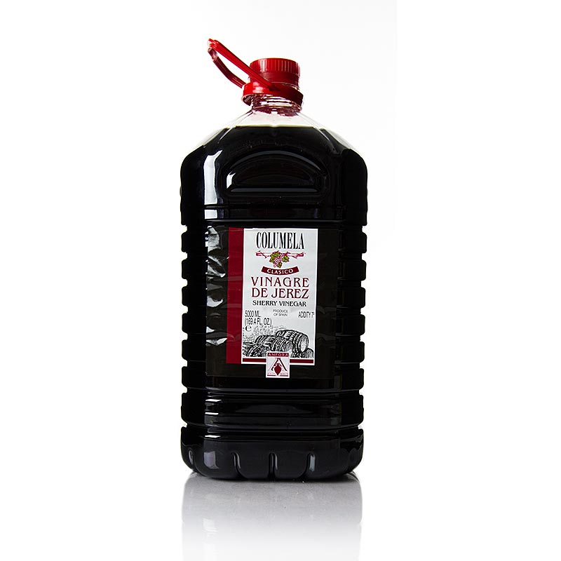 Cuka Sherry, muda, asid 7%, columela - 5 liter - kanister Cuka Sherry, muda, asid 7%, columela - 5 liter - kanister