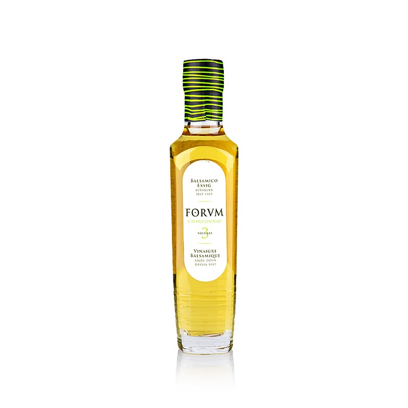 Vinagre Balsamico Chardonnay, envelhecido em barricas de madeira, FORVM - 500ml - Garrafa