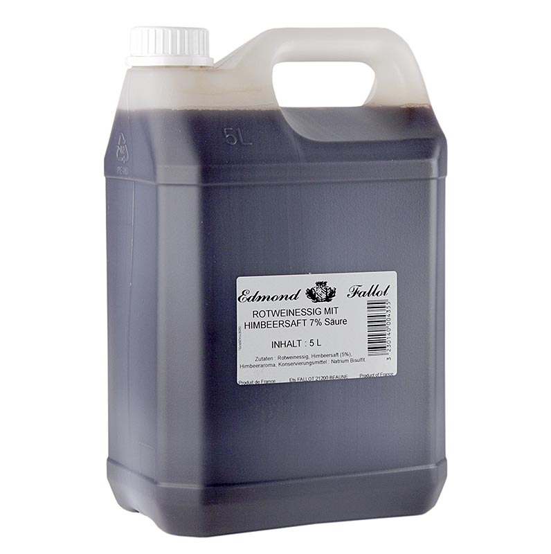 Raspberry cuka anggur Edmond Fallot - 5 liter - kaleng kecil Raspberry cuka anggur Edmond Fallot - 5 liter - kaleng kecil