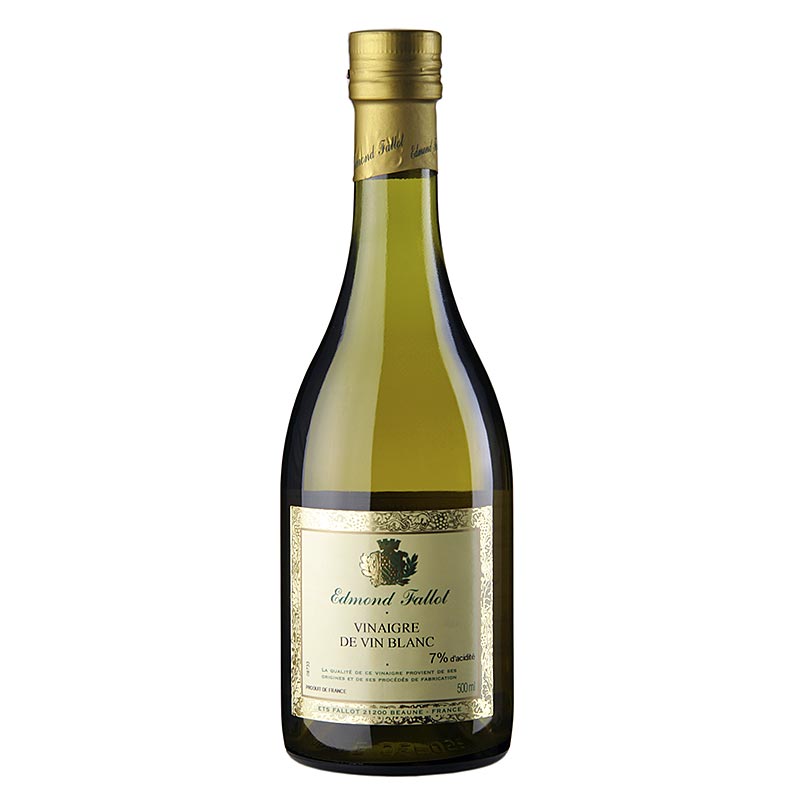 Vinagre de vi blanc vell Edmond Fallot - 500 ml - Ampolla