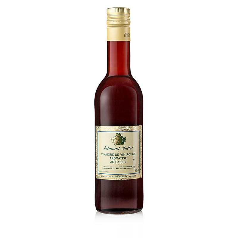 Aceto di vino Edmond Fallot con ribes nero - 500ml - Bottiglia