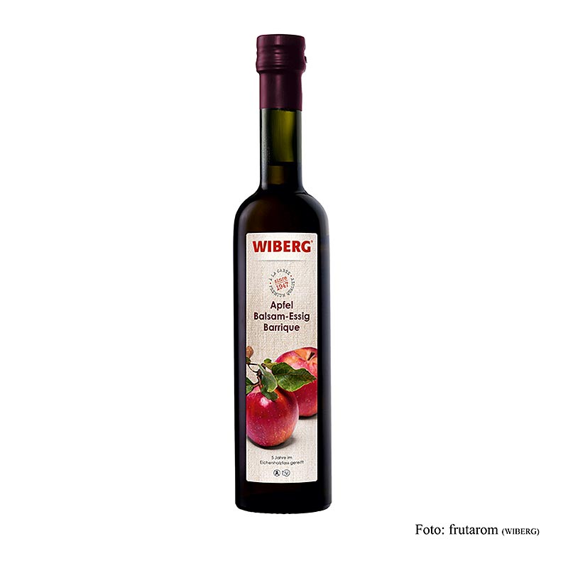 Aceto balsamico di mele Wiberg, 5 anni, 5% acido - 500ml - Bottiglia