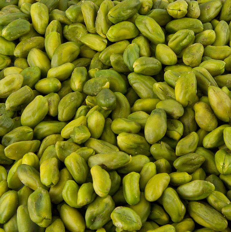 Pistachos, pelados, de color verde medio, calidad de cocina - 1 kg - bolsa