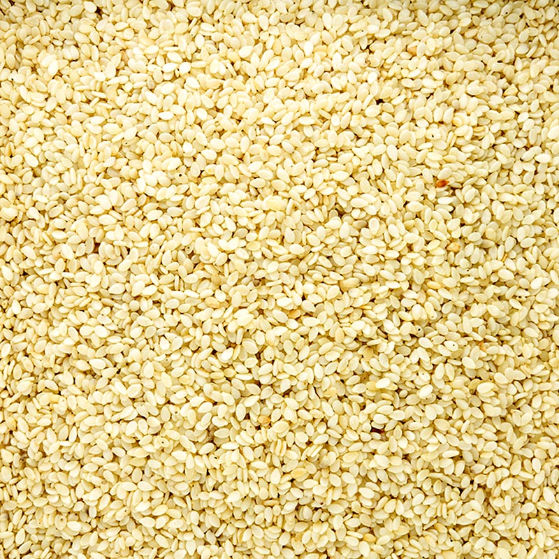 Biji wijen, kupas, berwarna putih - 1kg - tas