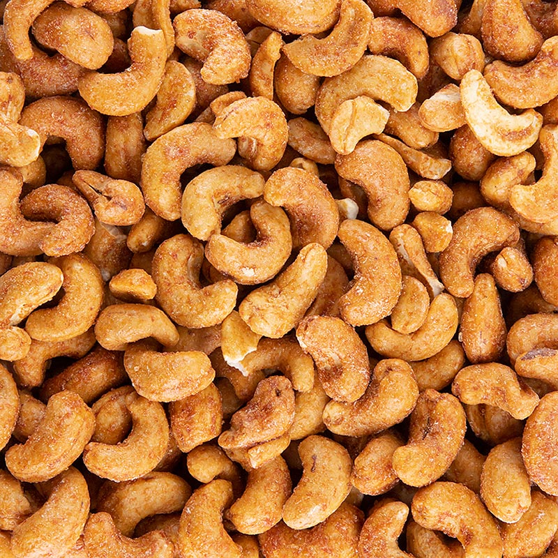 Cashewnoetter, med roekt krydder - 2,5 kg - Boette