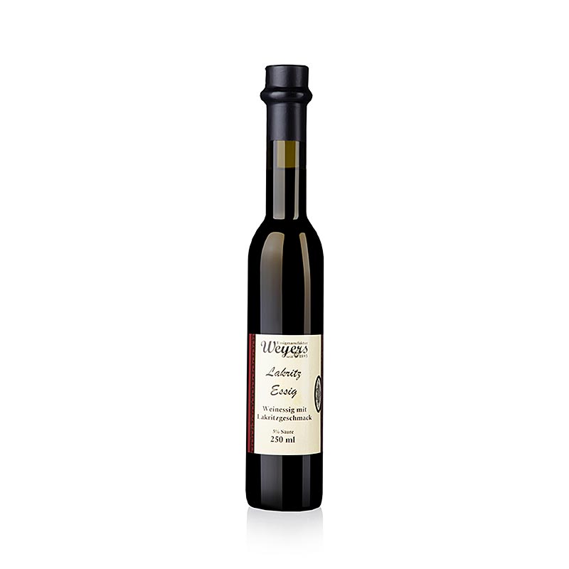 Aceto di liquirizia Weyers, 5% acido - 250 ml - Bottiglia