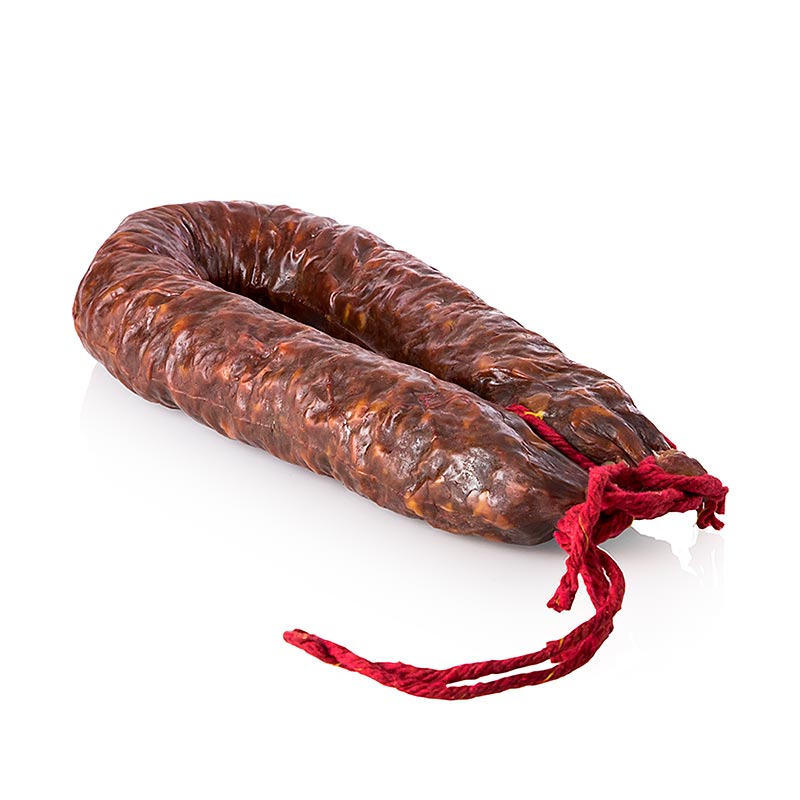 Chorizo Casero Picante Cecinas, a forma di ferro di cavallo - circa 500 gr - Borsa