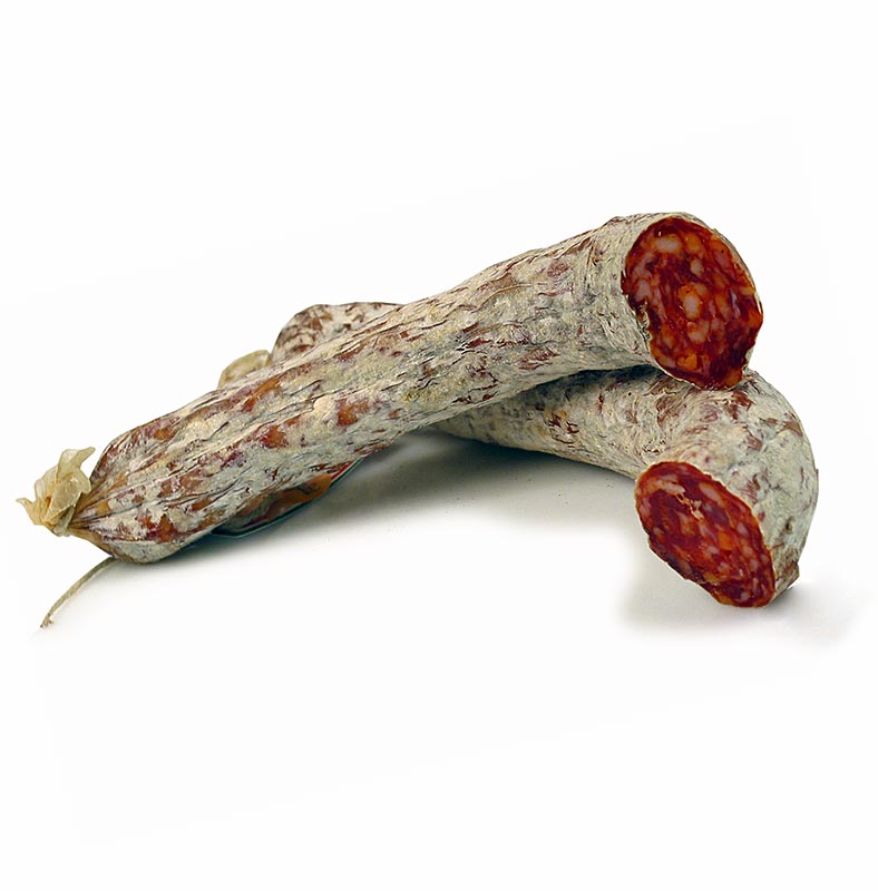 Salame Calabrese - Salsiccia Piccante, Montalcino Salumi - aproximadamente 450g - -