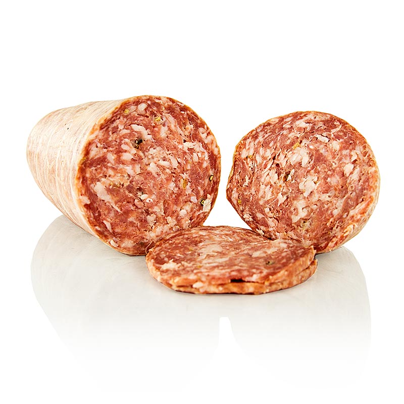 Salami Finocchiona - Salame com aroma de erva-doce, Montalcino Salumi - aproximadamente 2,2 kg - - Salami Finocchiona - Salame com aroma de erva-doce, Montalcino Salumi - aproximadamente 2,2 kg - -