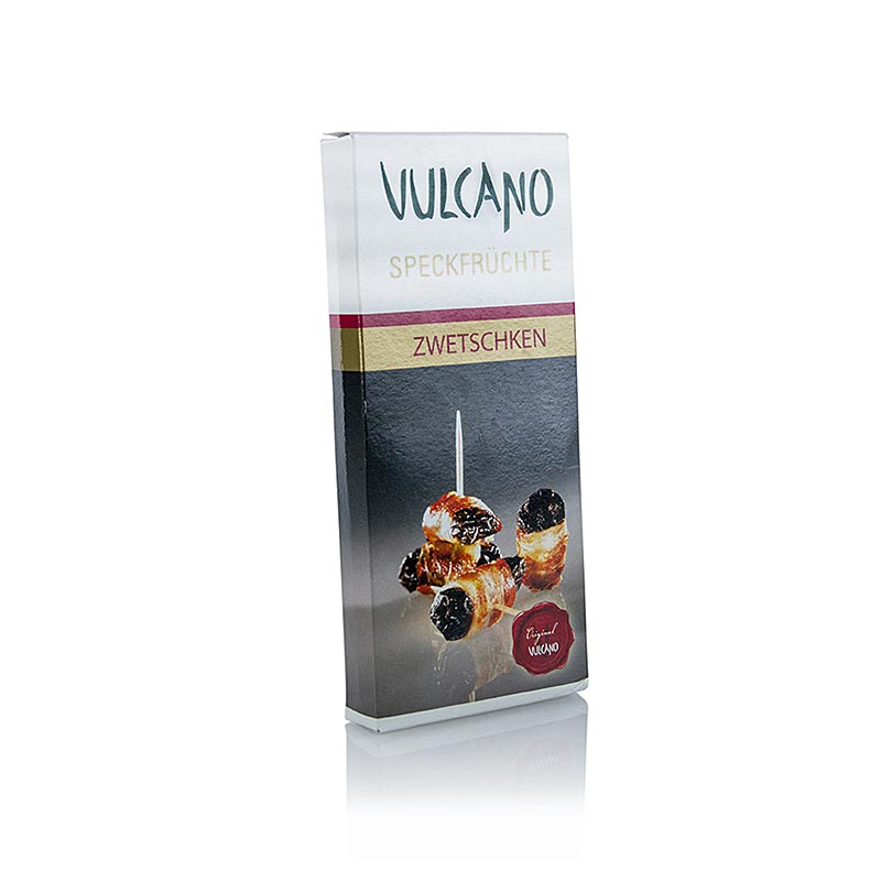 Ciruelas con tocino VULCANO, tocino y ciruelas premium, de Estiria - 120g - caja