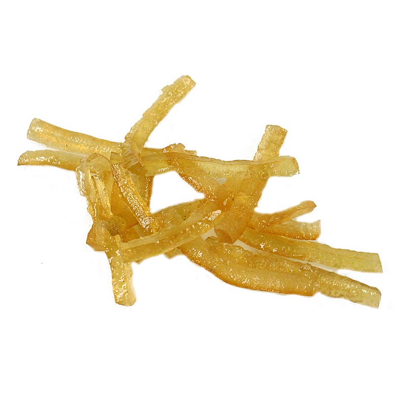 Sucade de citronato, tiras de casca de limao cristalizada, Corsiglia Facor - 2kg - Cartao